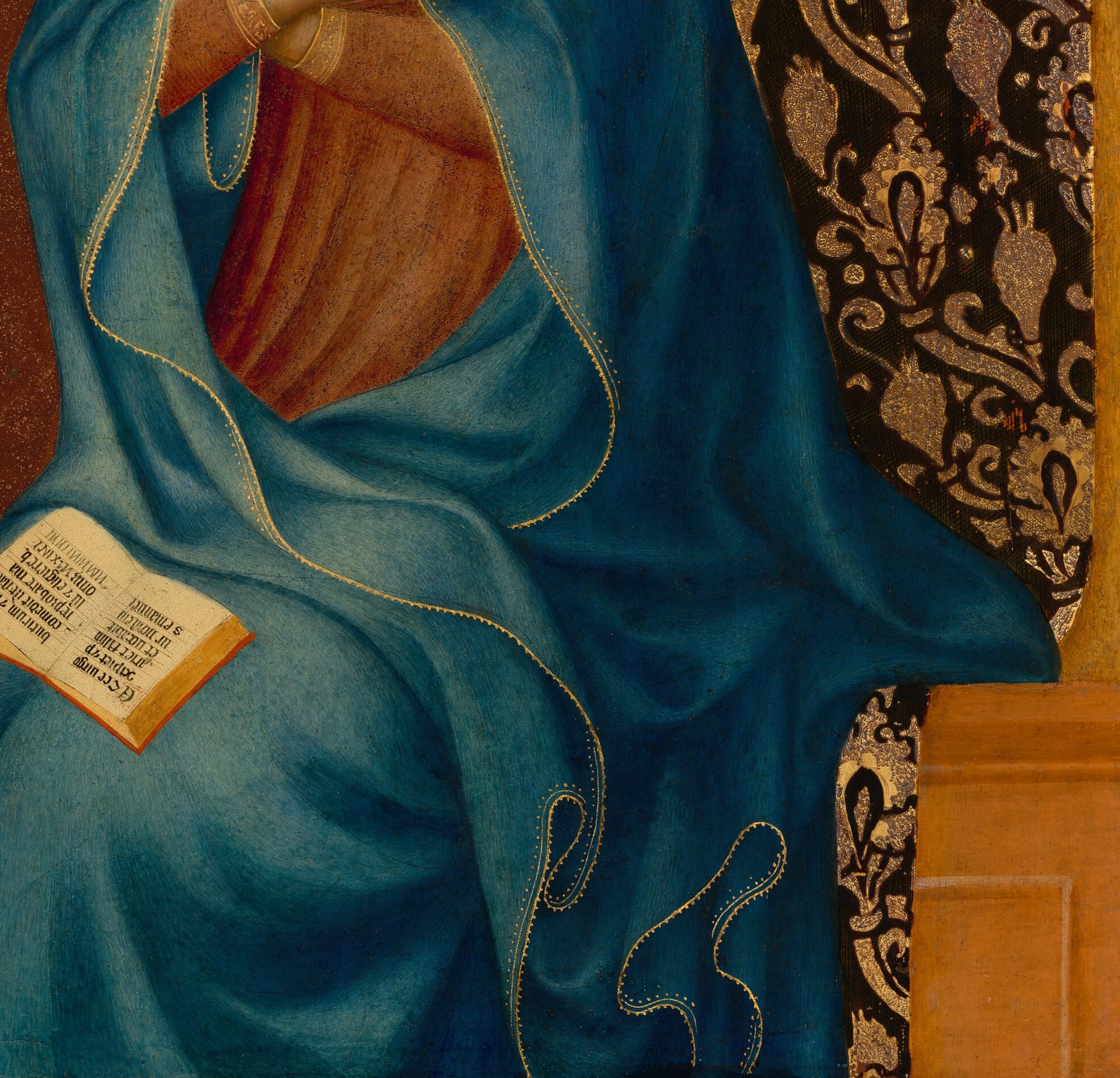 Masolino favored soft edges and gentle colors in his figures.