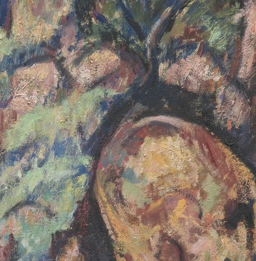 And the gnarled branches feel tangible, almost carved.
