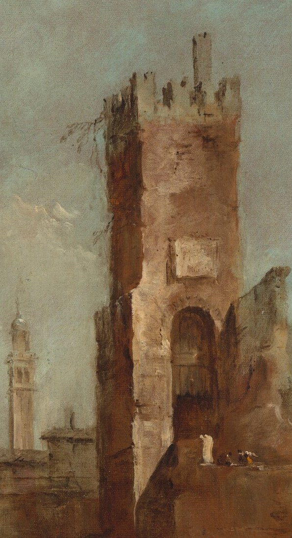The artist specialized in these expressive cityscapes.