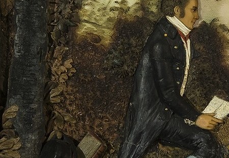 This park scene is one of his only surviving paintings.