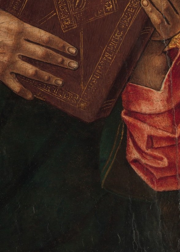 It's a codex, not a scroll. Bound, solid, heavy.