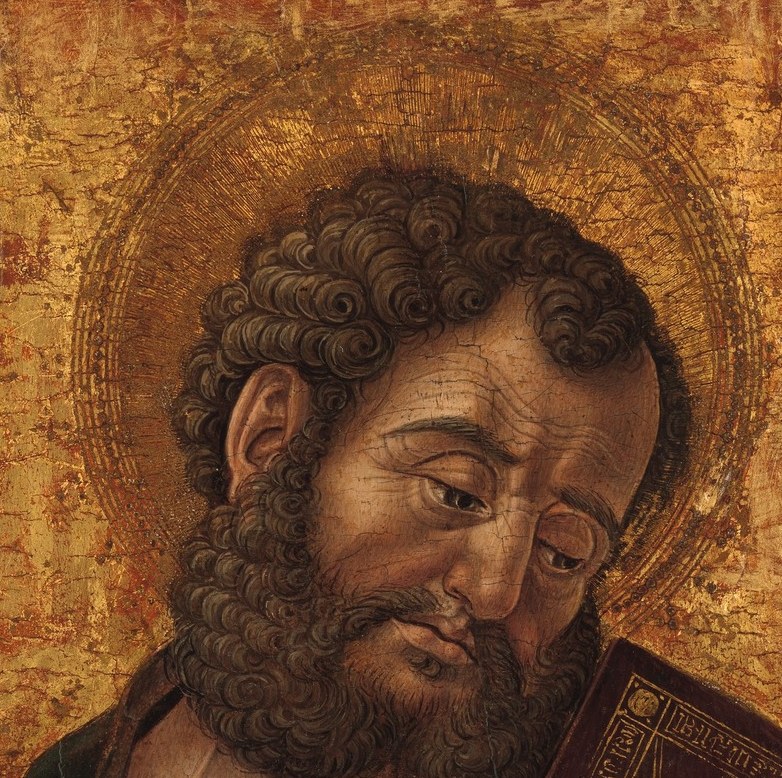 The Met calls him 'A Saint (Mark?).'