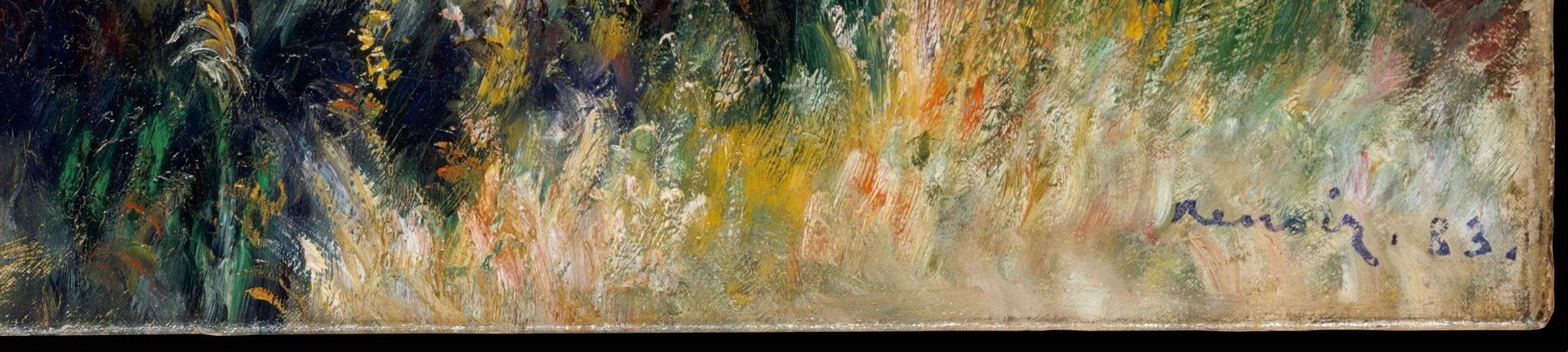 He used a technique called impasto, applying paint thickly.