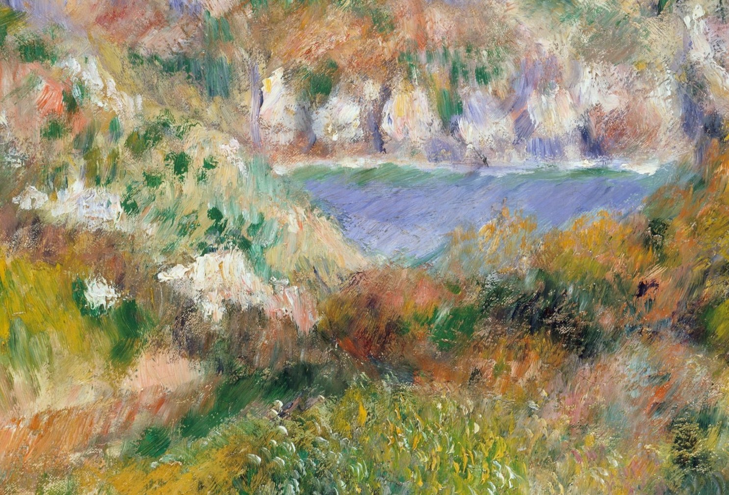 This method gives the entire scene a vibrant, palpable texture.