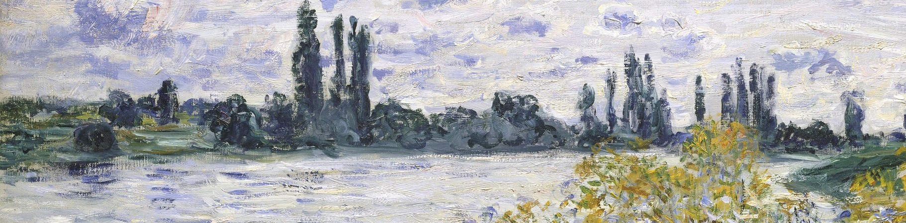 But look closely across the river, at the distant bank.