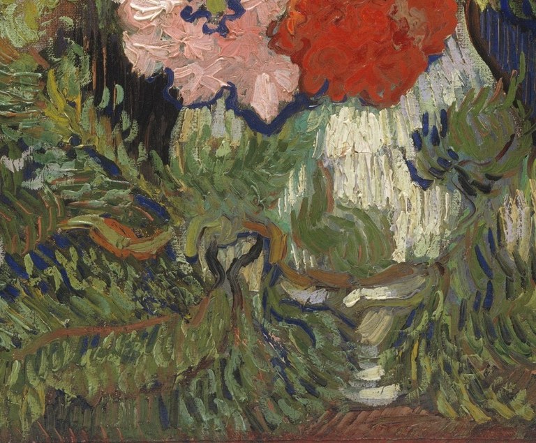 Van Gogh made this in 1890, his final year.