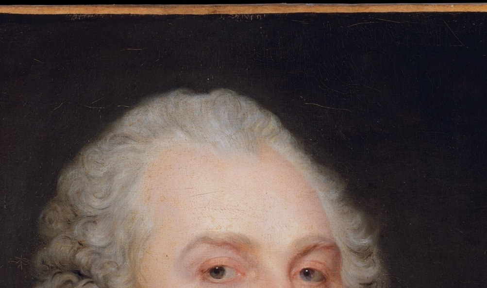 Immaculately dressed hair signals high aristocratic rank and dates the sitter precisely to 1760s French court fashion