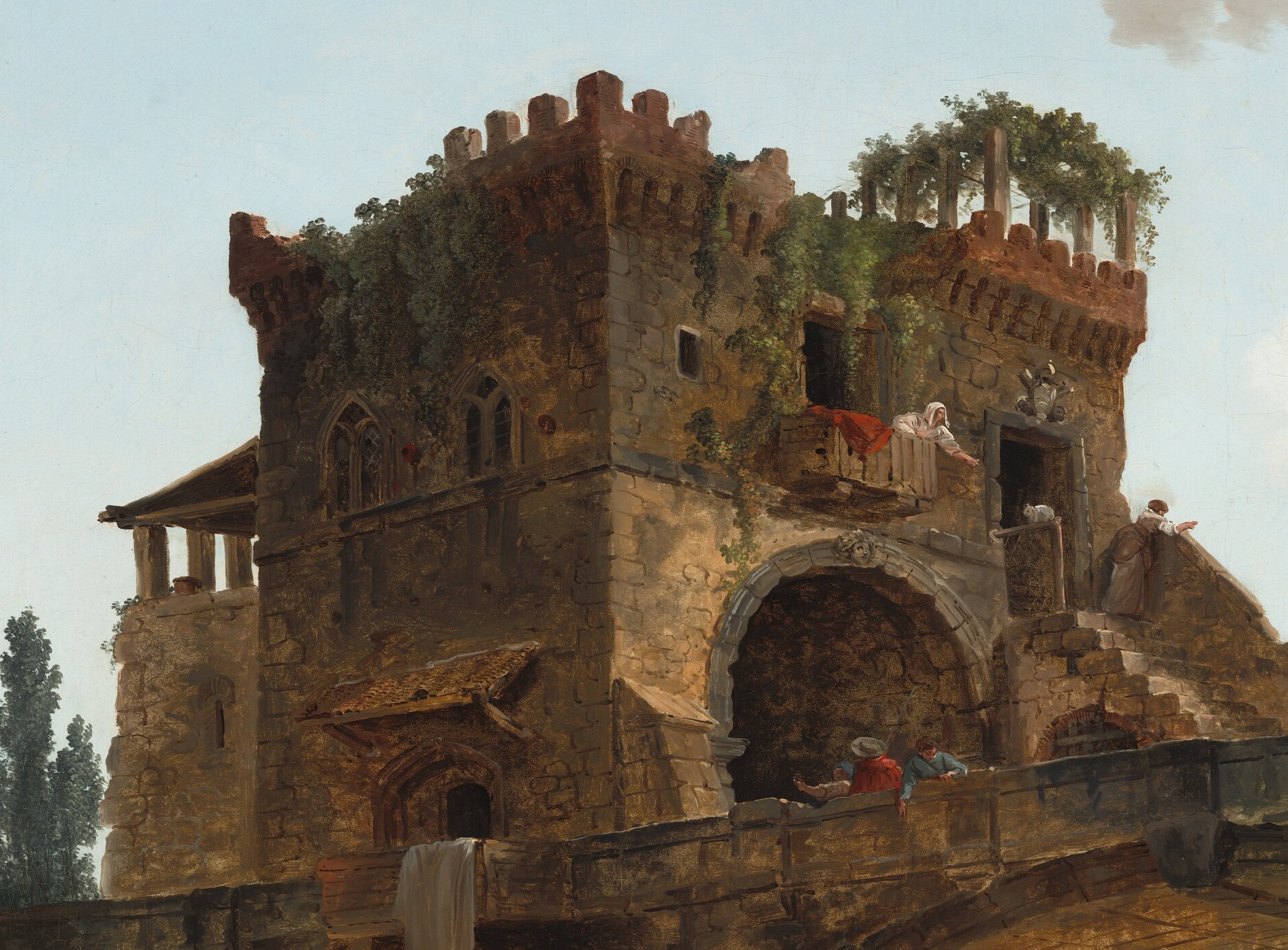 The painter was known for his evocative ruins.