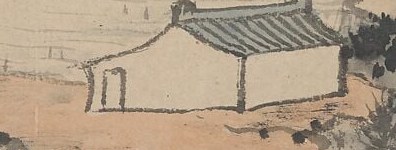 It draws the viewer into the expansive, quiet scene.