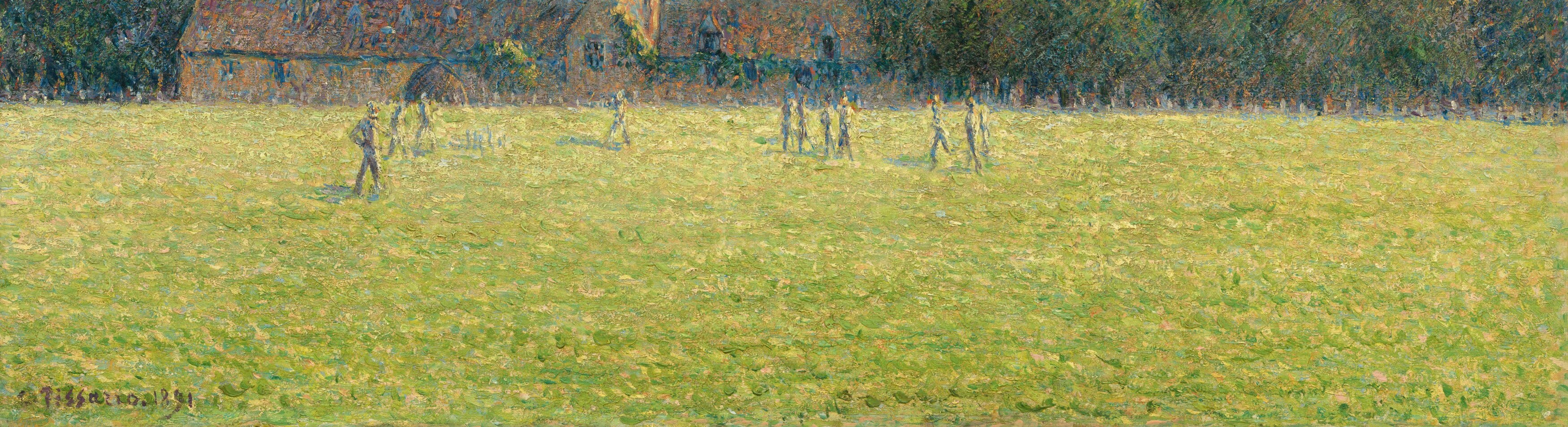 Look closely at the sunlit grass in front.