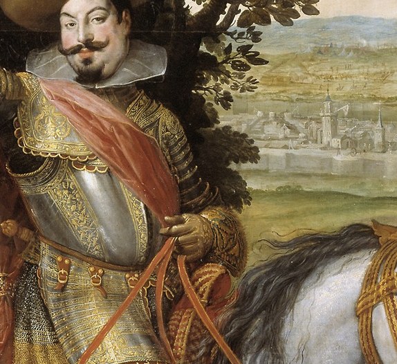 Carducci used light to highlight the Duke amidst the darkness of war.