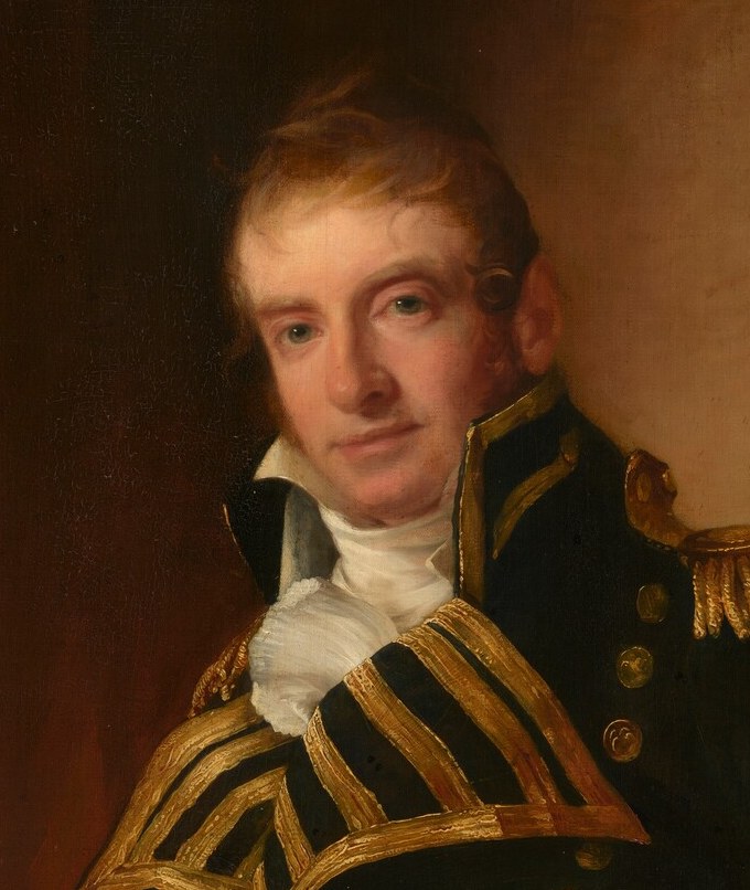 His confident gaze reflects early 19th-century ideals of honor.