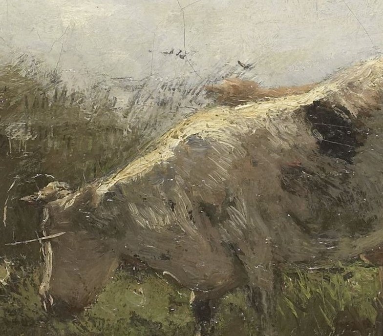 His cow paintings were, and still are, highly valued.