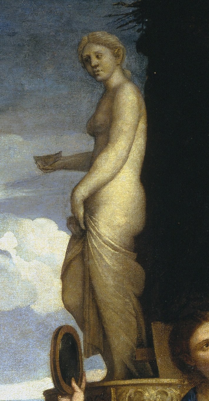 Represents the goddess being worshipped, a central focus of the ritual.