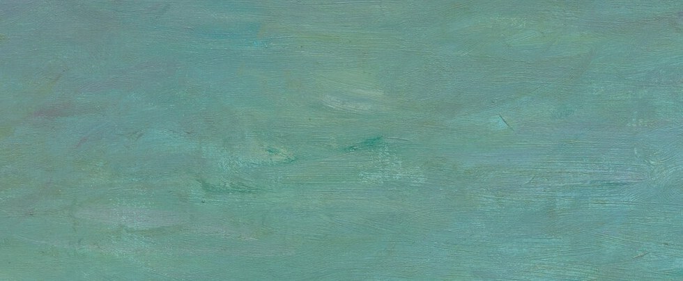 The energetic brushstrokes reveal the moving water and distant lights.