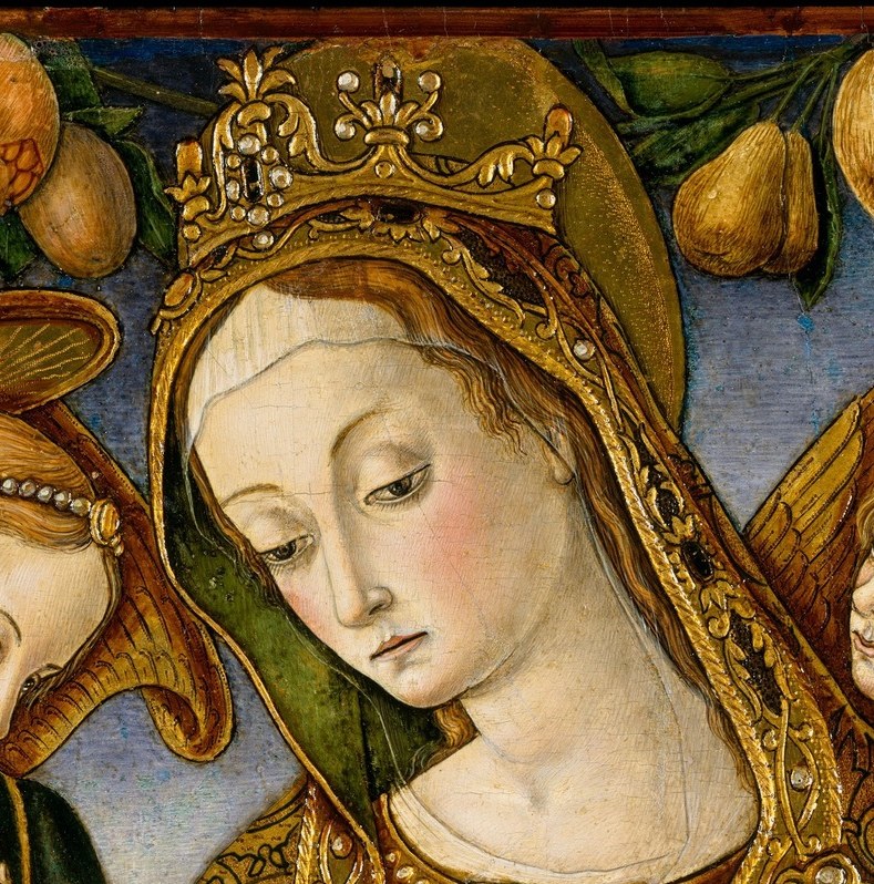 Crivelli earned his living making paint read as treasure.