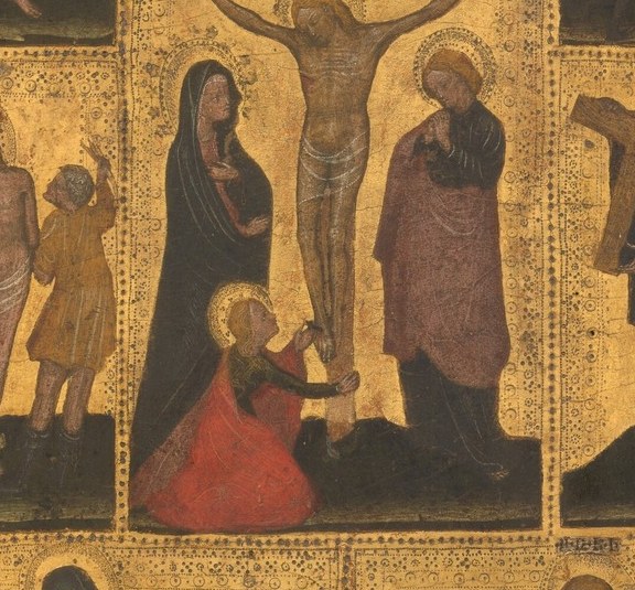 This panel depicts his ultimate sacrifice.