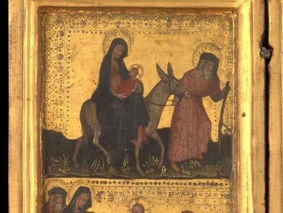 This scene shows Christ's humble beginnings.