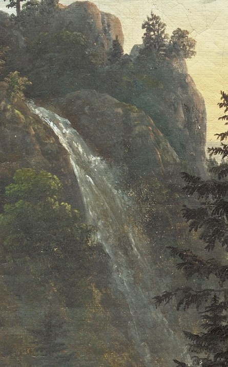 Yet, the dramatic landscapes of his homeland always inspired him.