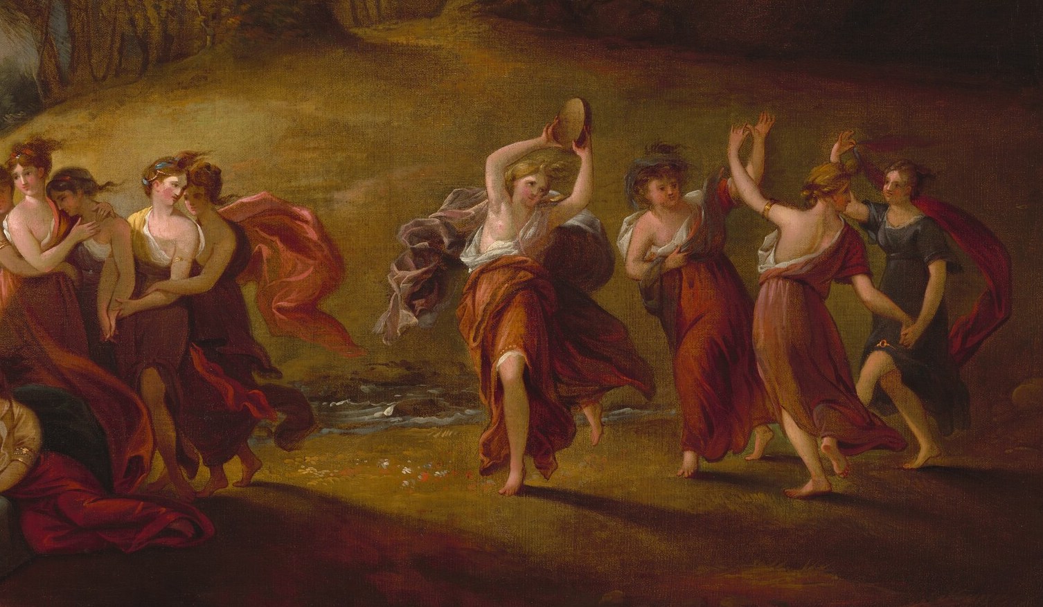 Their varied poses and expressions hint at the allure and perhaps the danger of Calypso's world.