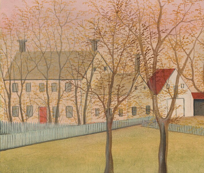 His quiet paintings of rural harmony became his legacy.