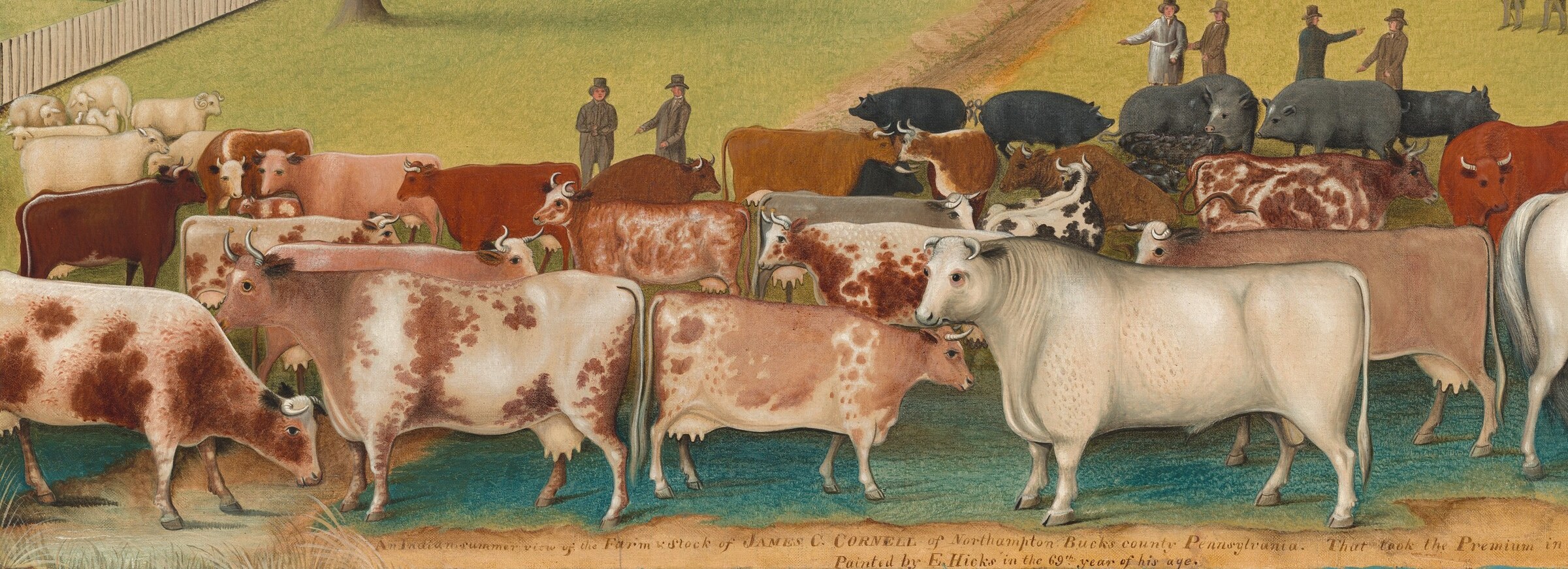 This farm won a premium for its livestock and crops in 1848.
