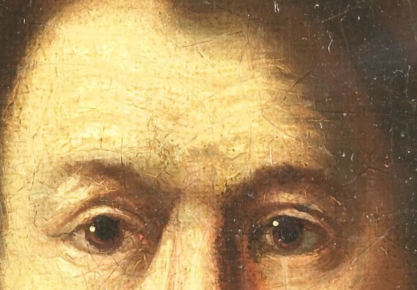 Another painter's brush built this face.