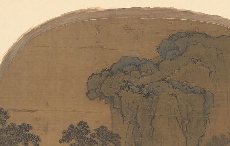 The pigment chemistry and silk weave pin it to the late Ming dynasty.