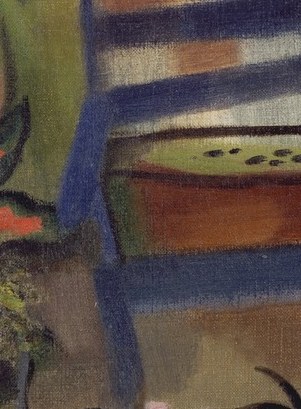 The artist, Loren MacIver, was a pioneering American modernist.