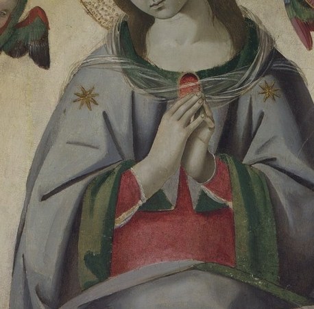 Together they encode a central claim: the active life, the contemplative life, and the body taken into glory.