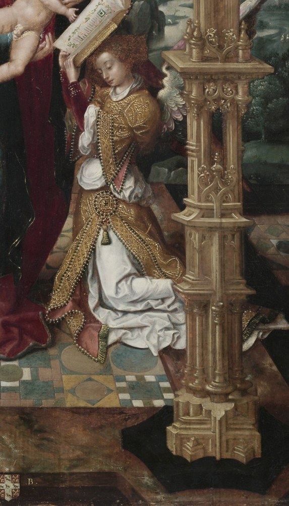 He commissioned this to prove his status was close to heaven.