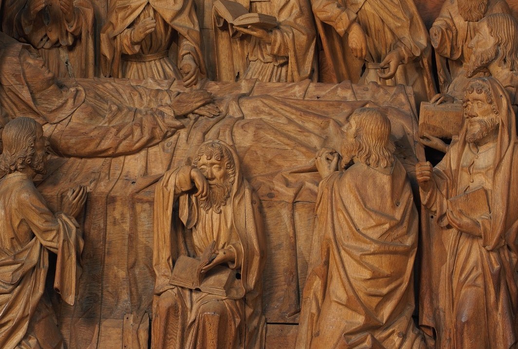 This is the Dormition, Mary's final sleep.
