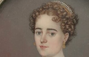 It shows Mrs. Daniel Parkman around 1825.
