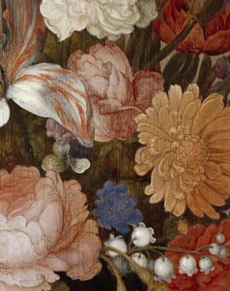 Its delicate petals and striking striped pattern showcase the artist's skill in rendering texture and form.