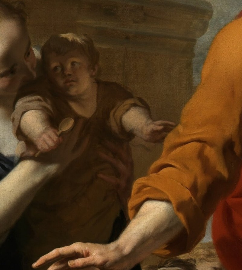 Saint Paul commands a lame man to rise.