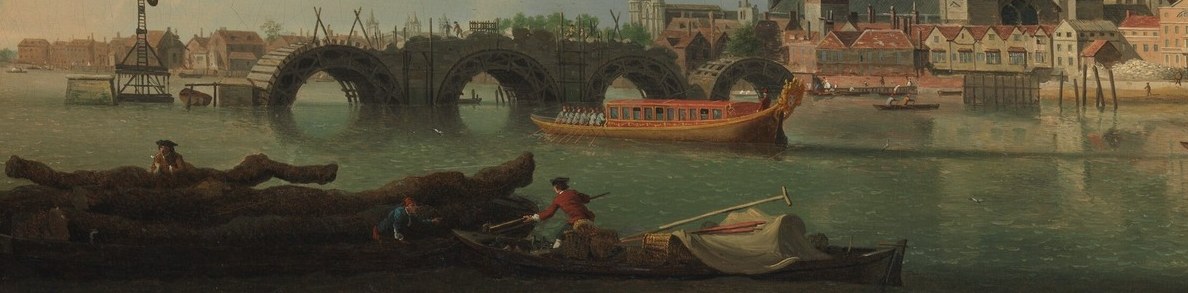 Samuel Scott made his living painting London like Canaletto.