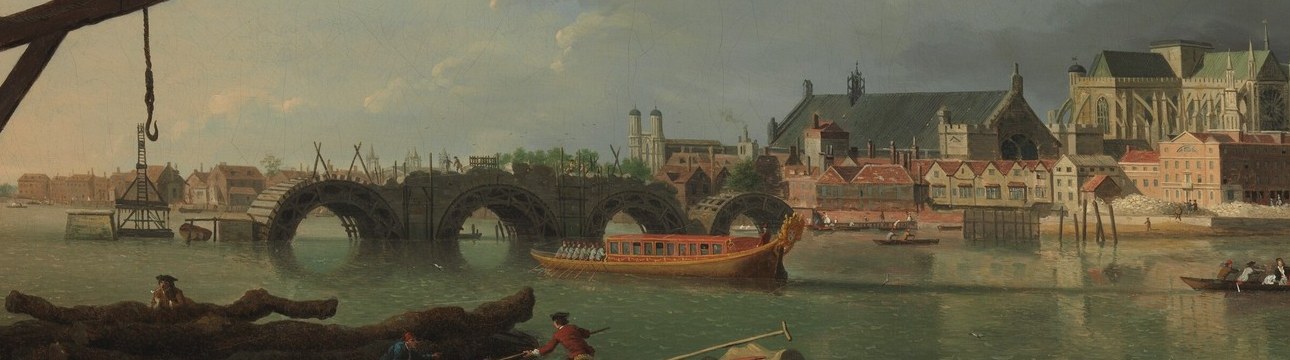 Stone by stone, hauled in on these barges.