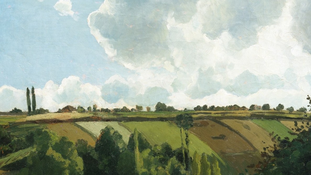 But Pissarro's brush is already doing something radical.