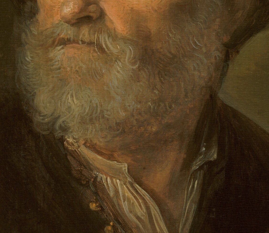 But he found his own way, painting with meticulous detail.