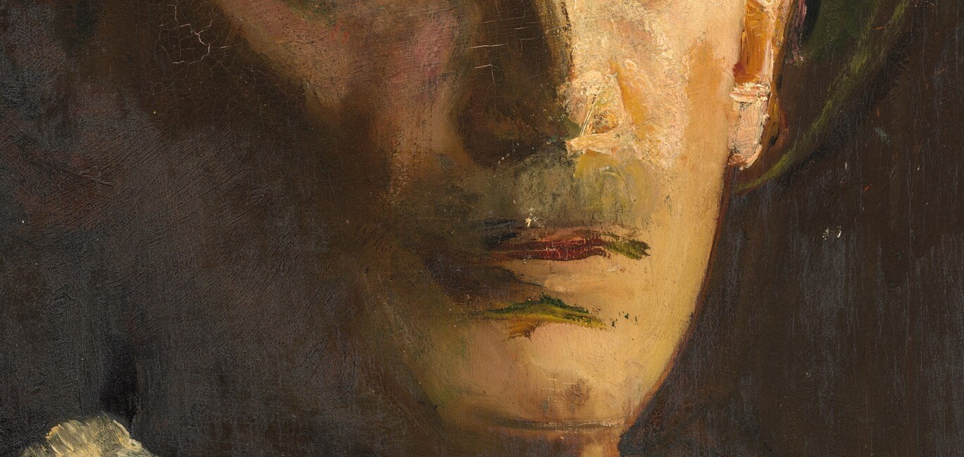 Thayer was known for painting his children as angels. Here, no props. No story.