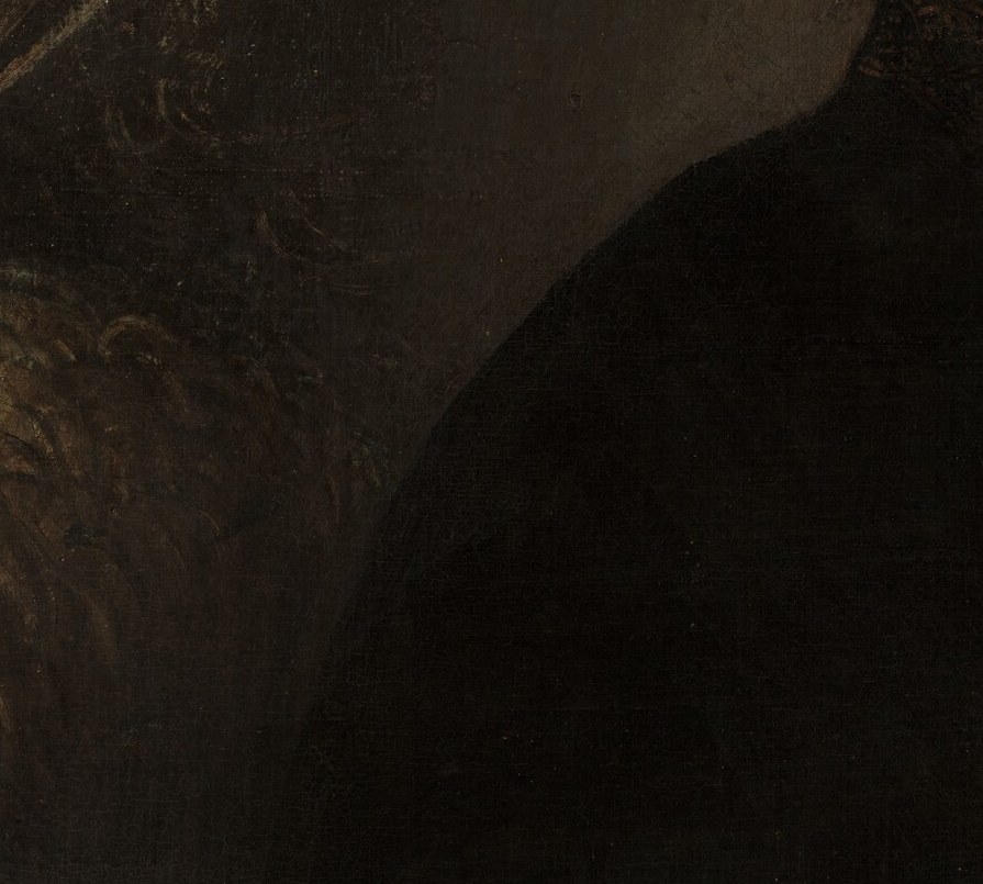 The artist used real light, one highlight makes the whole shoulder read as steel.