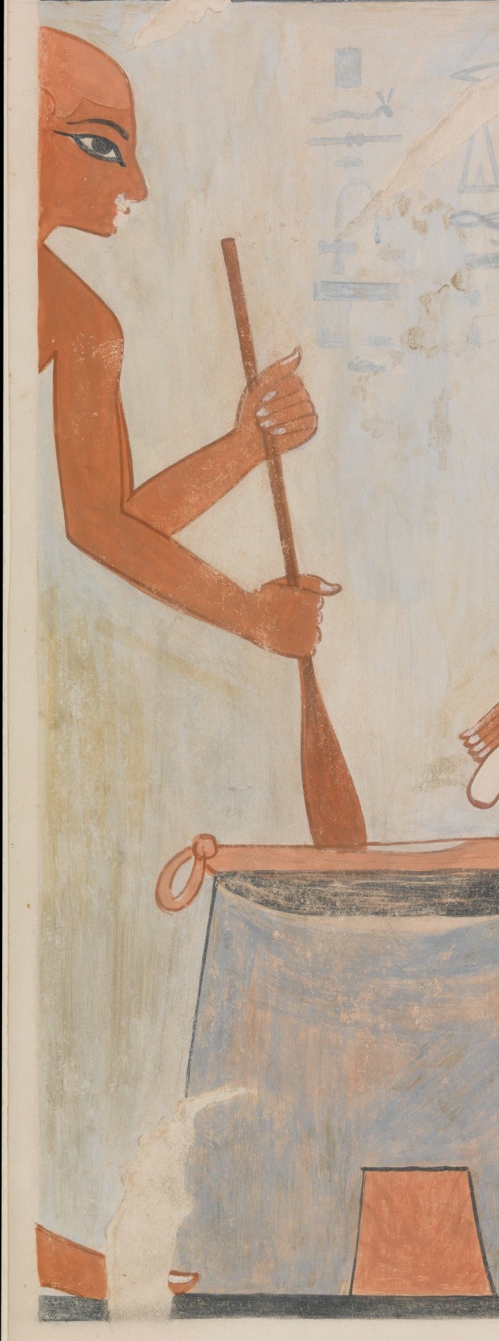 It's by Nina M. Davies, an artist who worked in ancient Egyptian tombs.