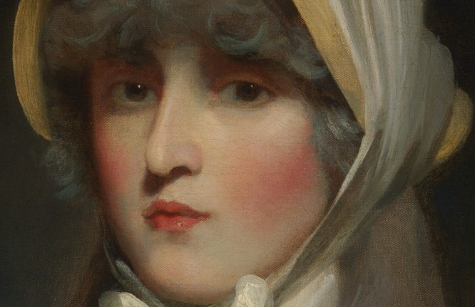Romney was one of the most famous portraitists in England.