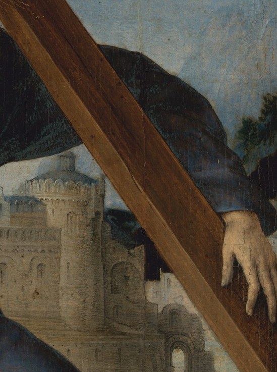 Gossaert painted this in 1520, after returning from Rome.
