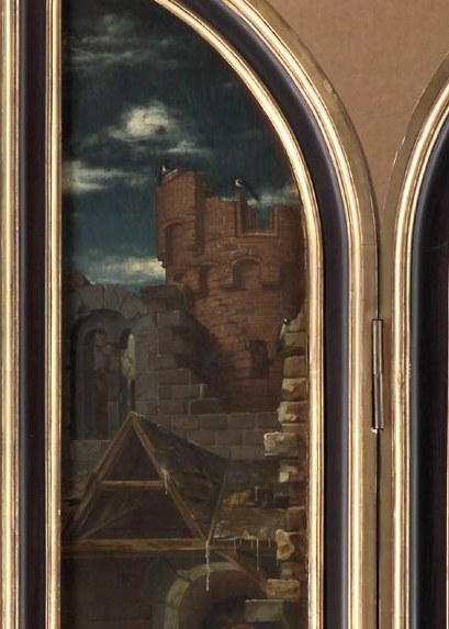 A ruined castle suggests the end of an old order.
