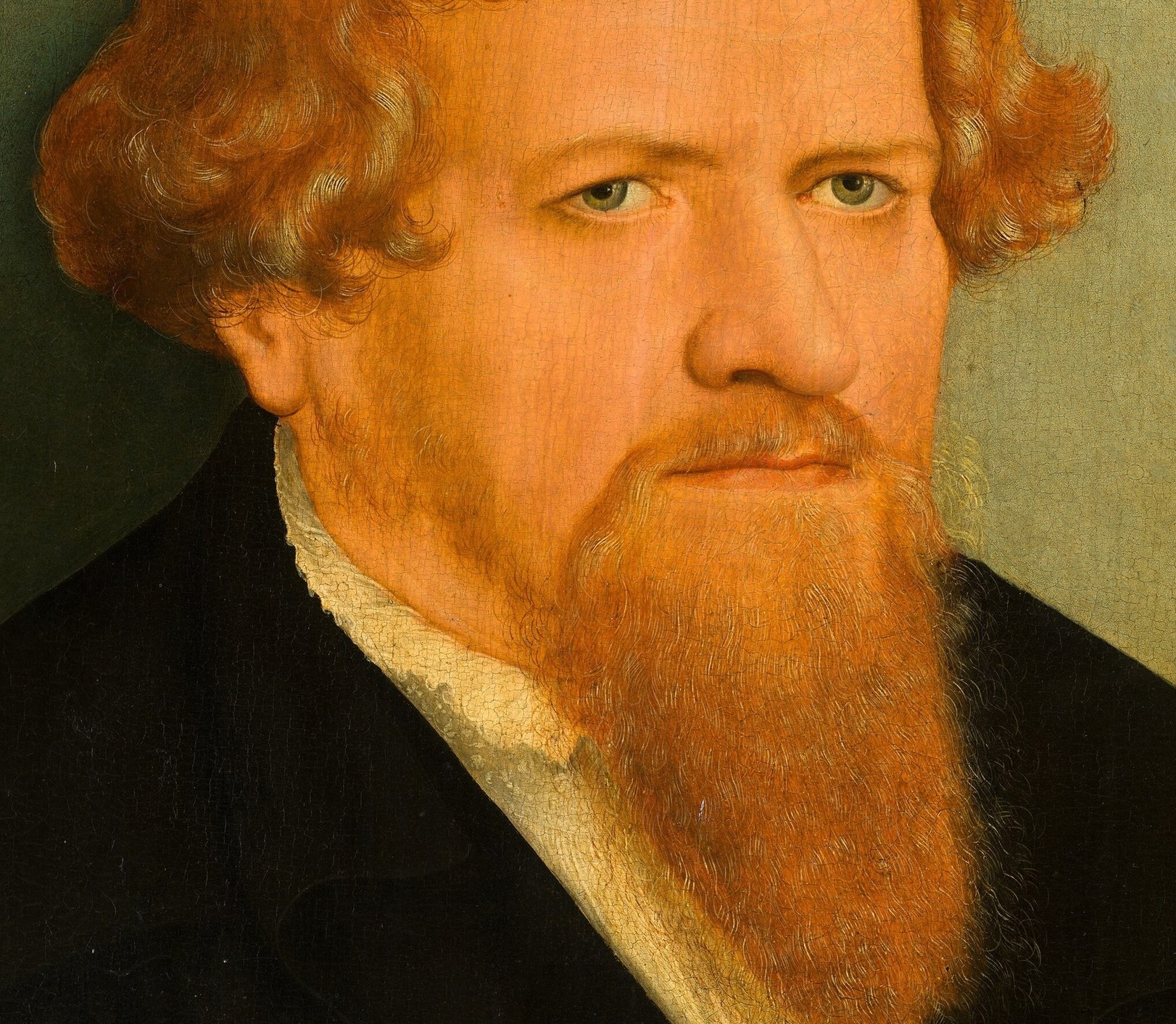 He was painted just after the Smalcaldic War.