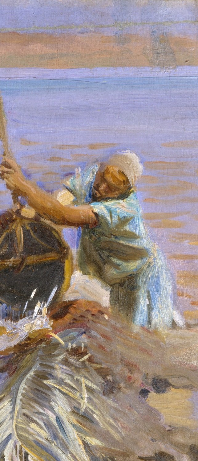 He captures the sheer physical toil of raising water from the Nile.