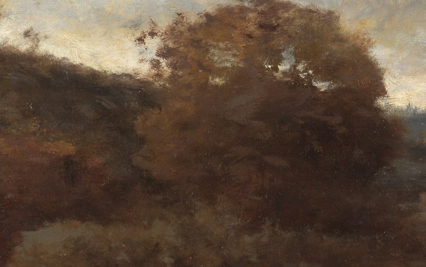 Its rich, warm colors evoke the fleeting beauty and melancholy of autumn.