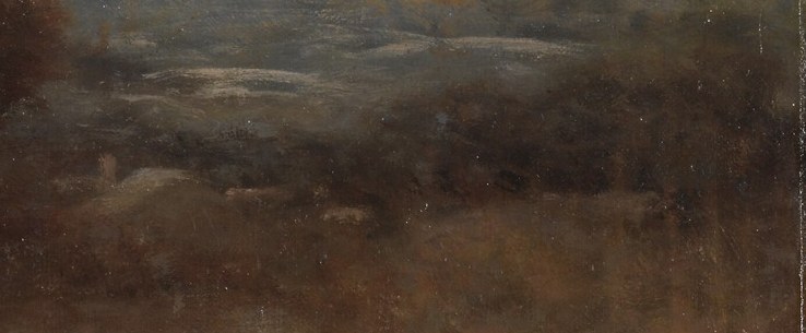 He renders the hazy distance with an ethereal calm.