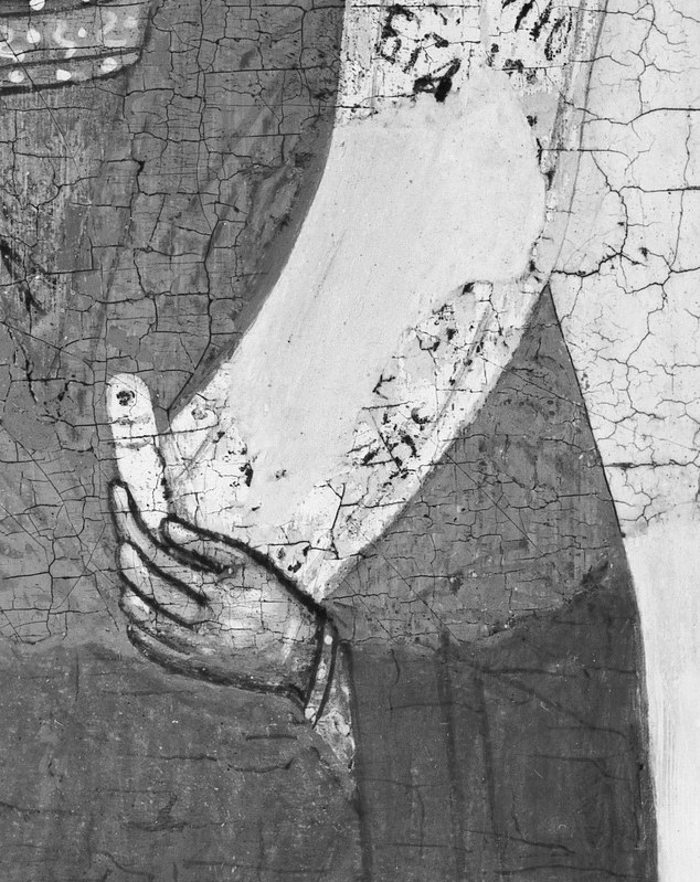 Even after centuries of cracking, the detail remains.